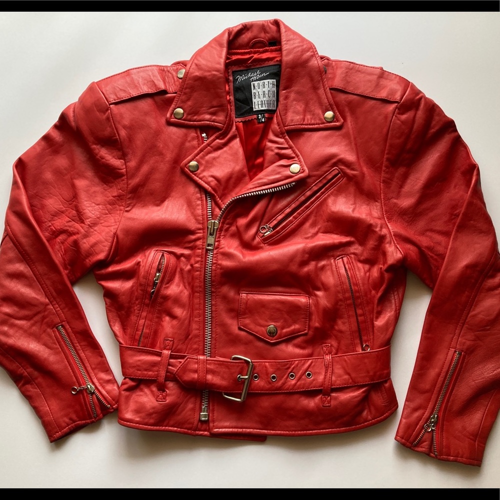 Michael Hoban North Beach Leather Biker Jacket